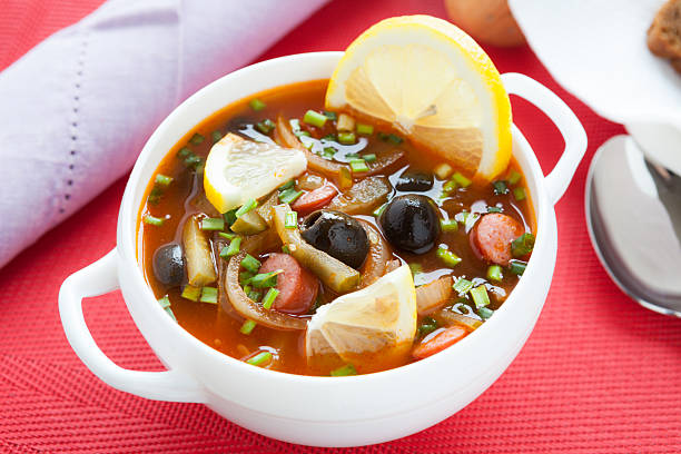 istock unusual soup with olives and pickles 177802471