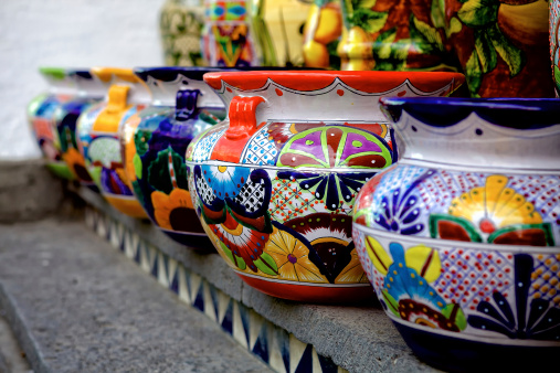 colorful ceramic bowl