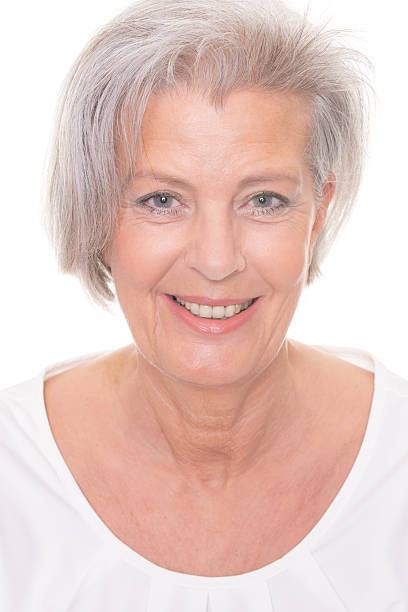 istock Smiling senior woman 177803360