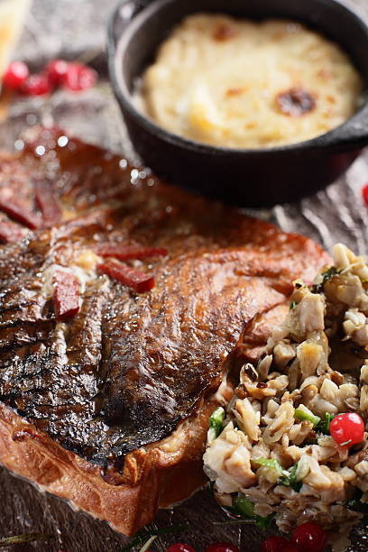 istock peaces of meat with garnish 177803577