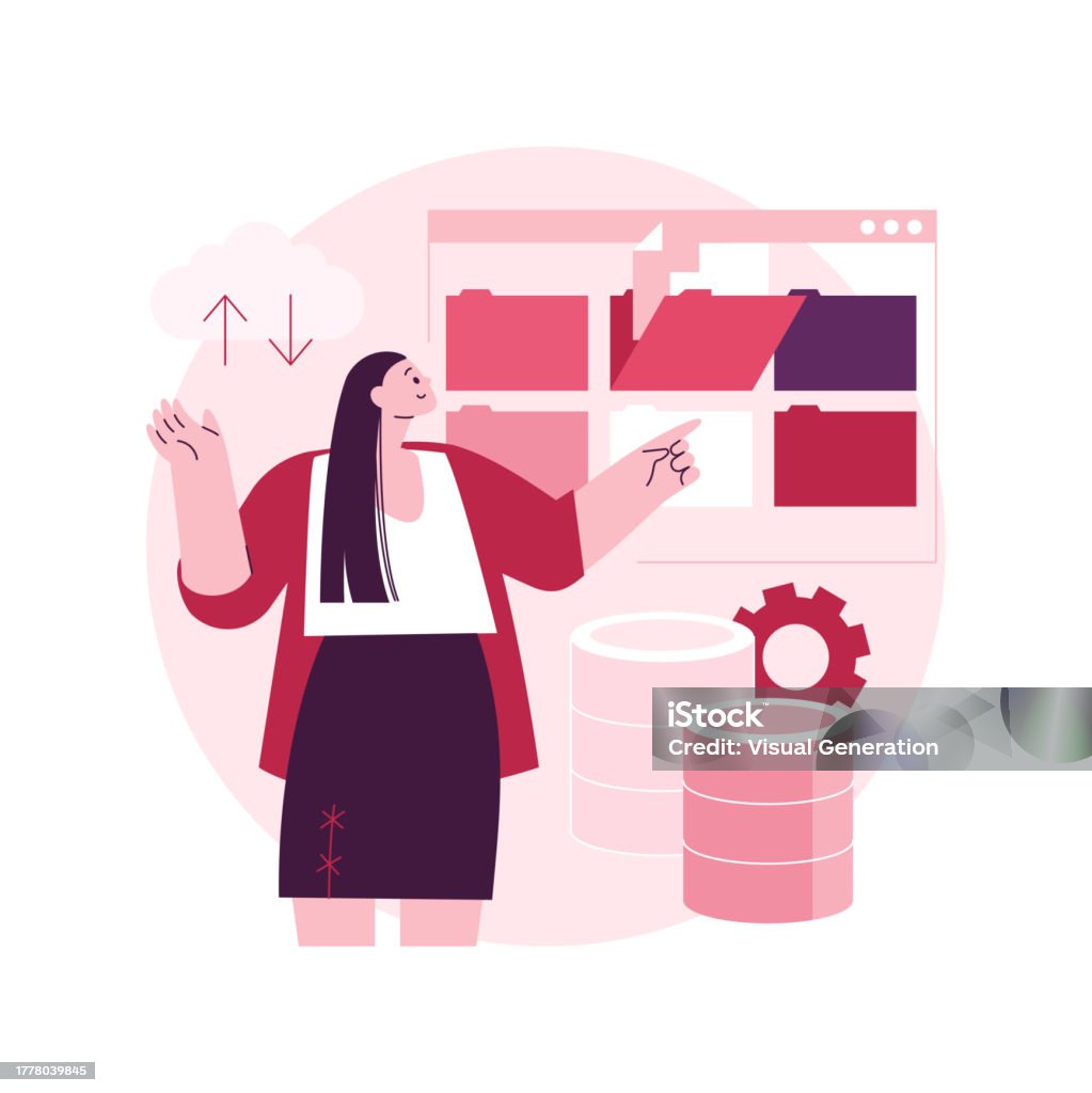 Concept Vector Database Database Abstract Concept Vector Illustration Stock Illustration ...
