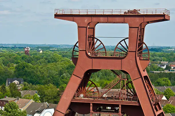 view of a part of the industrial complex of Zeche Zollverein
