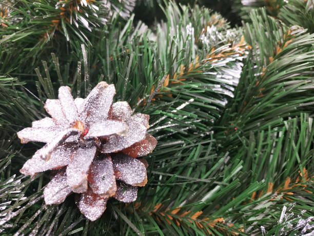 istock Artificial composition for Christmas holidays. Christmas decor homemade. 1778046417