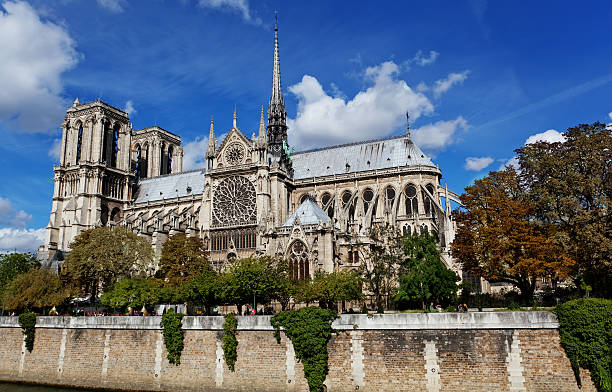 istock Notre Dame (Paris) along the Seine river 177804915