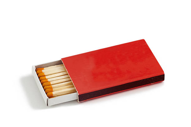 istock Box of matches isolated on white background 177804928
