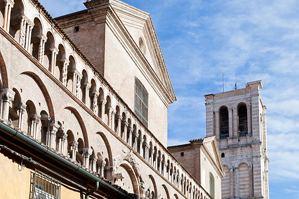 istock facade of Ferrara Cathedral from piazza Trento Trieste 177805471