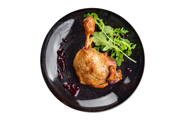 istock duck leg confit with berry sauce poultry meat second course vegetable delicious healthy eating cooking appetizer meal food snack on the table copy space 1778060364