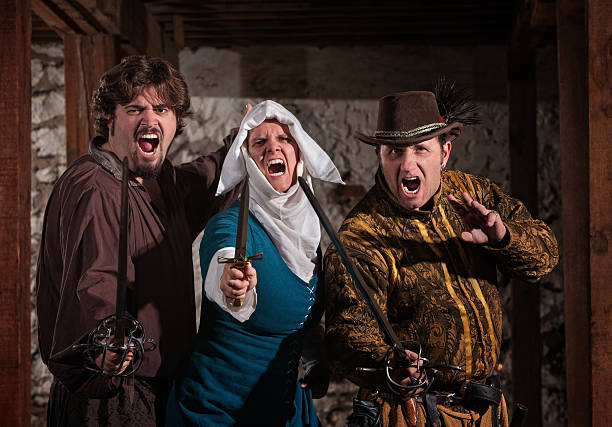 istock Swashbucklers and Nun with Swords 177806051