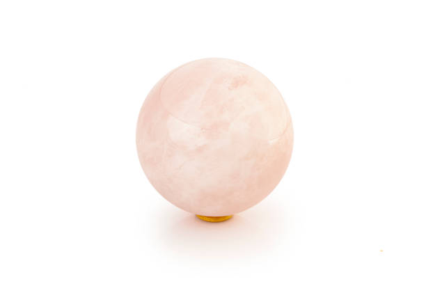 Natural Rose Quartz Large Stone Crystal Ball