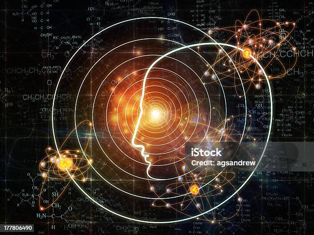 Luces De Inteligencia Foto de stock y más banco de imágenes de Concéntrico - Concéntrico, Cuadrícula, Hombres