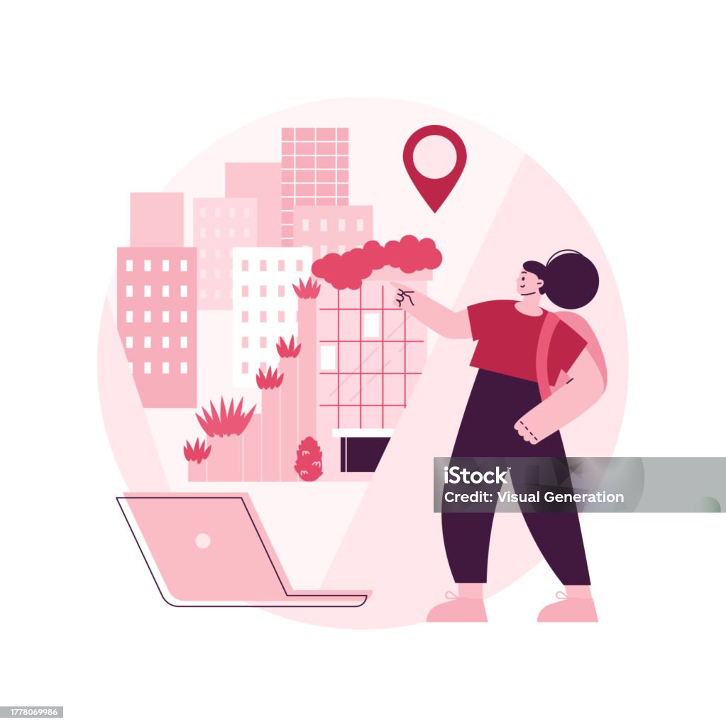 Interactive Design Visualization Abstract Concept Vector Illustration ...