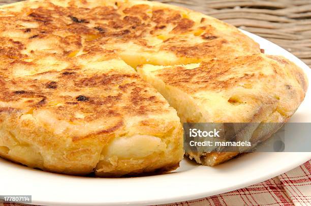 Spanish Omelette Stock Photo - Download Image Now - Spanish Omelet, Dieting, Dining