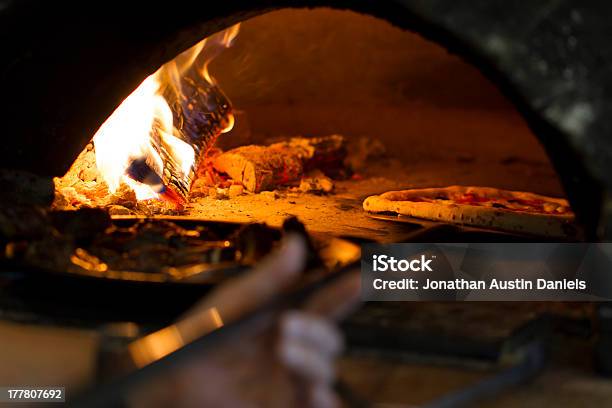 Wood Oven Pizza Stock Photo - Download Image Now - Pizza Oven, Wood - Material, Pizza