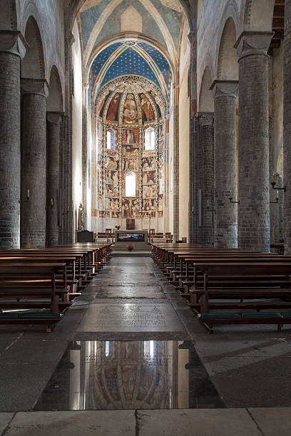 istock Como: Interior of San Abbondio Church 177808058