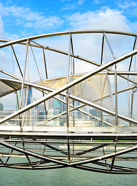 The Helix Bridge in Singapore