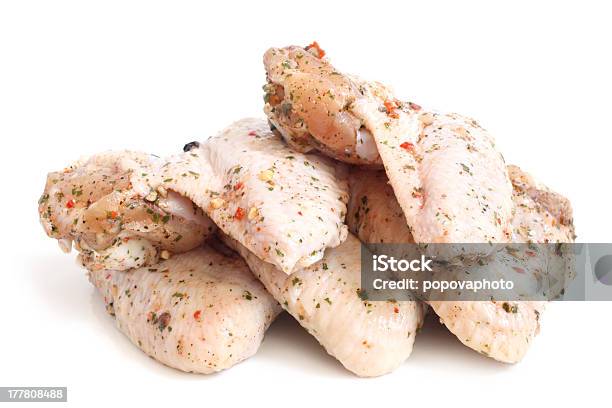 Raw Chicken Wings Mit Gewürzen Stockfoto und mehr Bilder von Anis - Anis, Fleisch, Fotografie