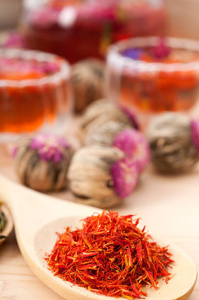 istock Herbal natural floral tea infusion with dry flowers 177808973