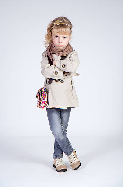 istock Little girl in the studio. 177810164