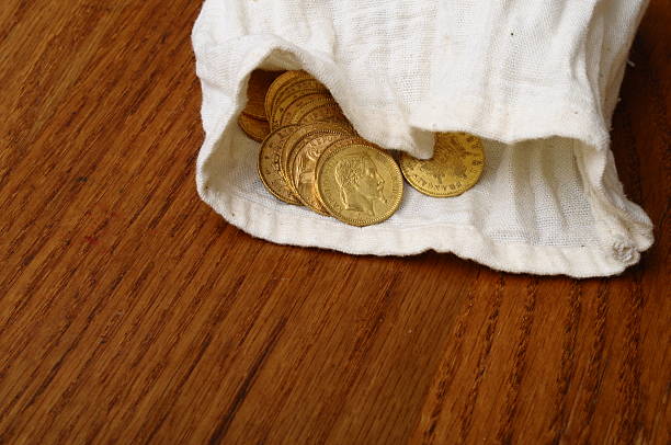 istock Gold french coin, Napoleon 177810727