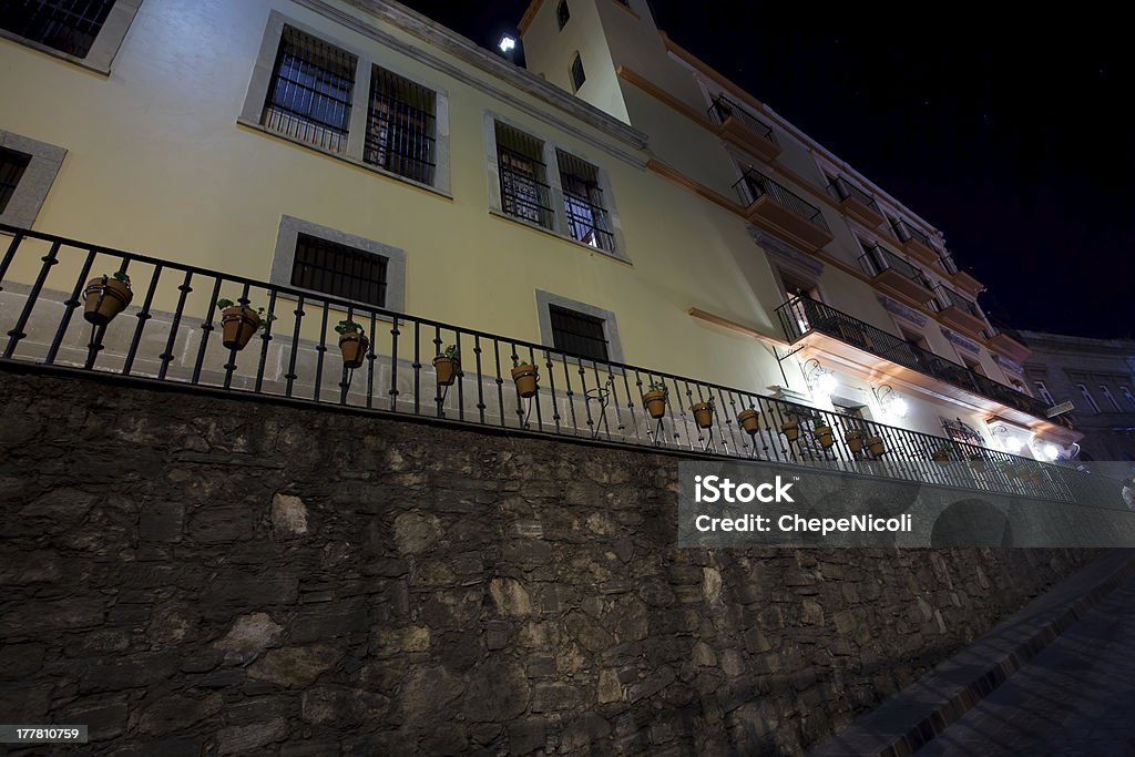 Rua à noite - Royalty-free Guanajuato Foto de stock