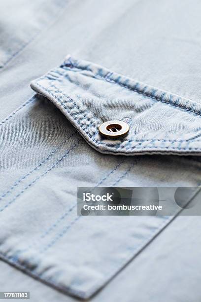 Foto de No Brasil e mais fotos de stock de Azul - Azul, Botão - Artigo de costura, Costura