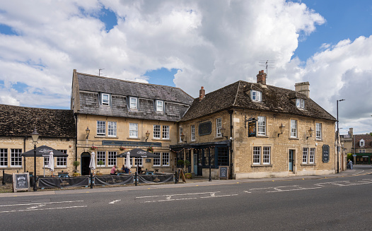 The Kings Arms public house in the town of Melksham, Wiltshire, UK