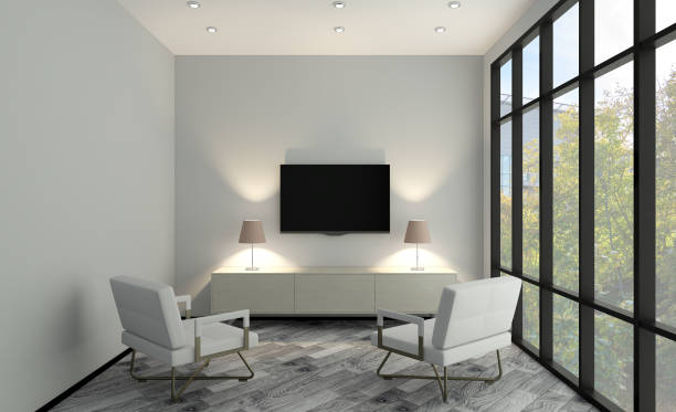istock Modern office Cabinet.  3D rendering.   Meeting room 1778115495