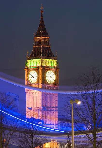 Photo of Big Ben through the London Eye