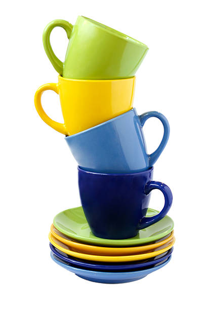 istock cups on colorful saucers 177812599