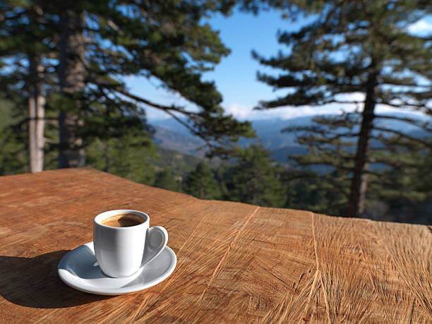 coffee in the forest