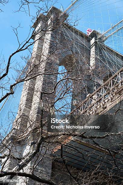 Ponte De Brooklyn - Fotografias de stock e mais imagens de Ao Ar Livre - Ao Ar Livre, Arame, Arquitetura