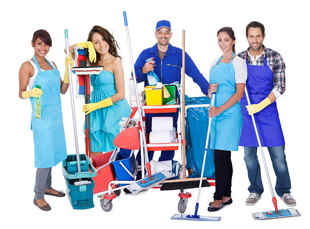istock Group of professional cleaners 177814917