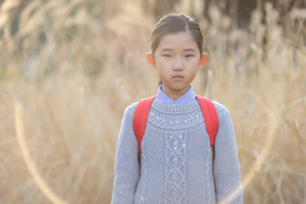 Crying little girl