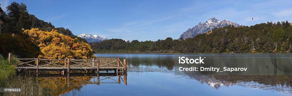 Trebol laguna, Patagonia, Argentina - Foto stock royalty-free di Acqua