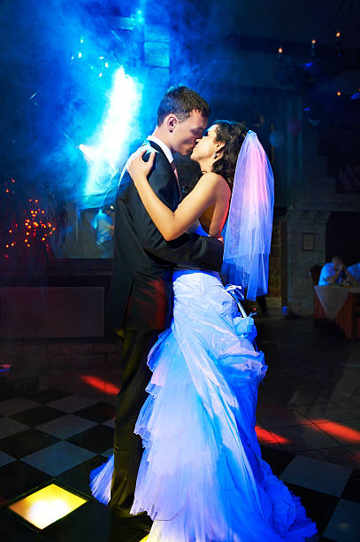 istock Kiss and dance young bride groom 177816018