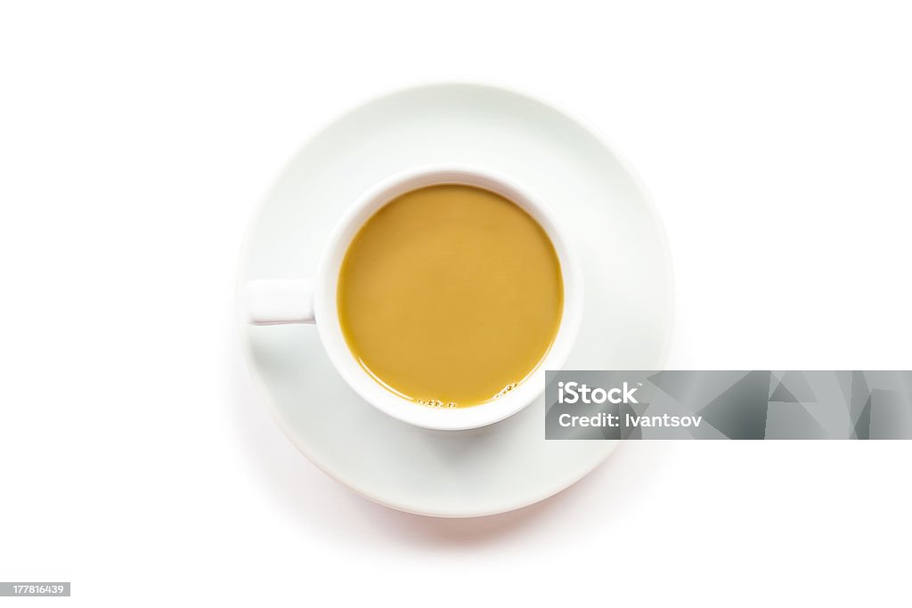 Tasse de café isolé sur blanc - Photo de Aliment libre de droits