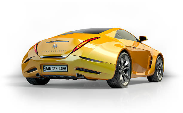 istock Yellow sports car 177817353
