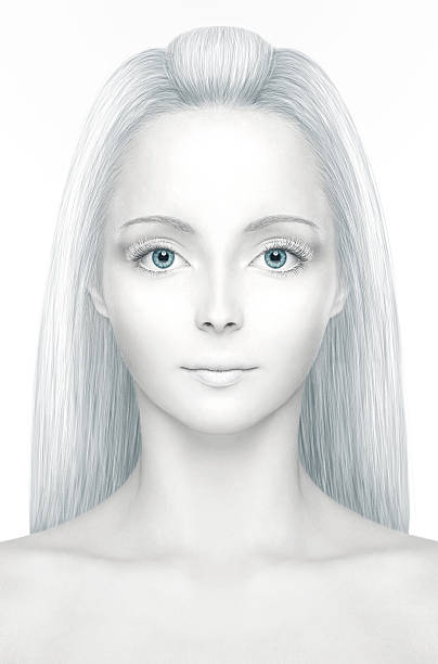 istock Woman Wearing Winter Themed Make-up 177817677