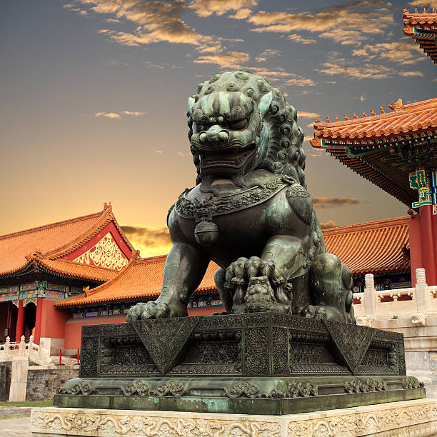 istock bronze lion in the forbidden city 177817786