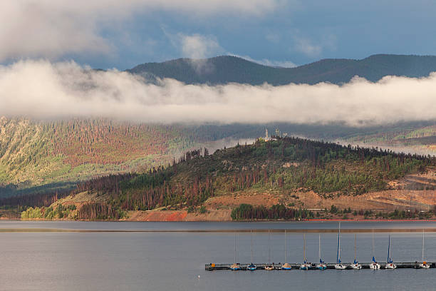 lago dillon no colorado - lake dillon - fotografias e filmes do acervo