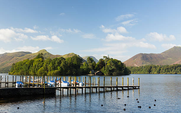 istock Boats on Derwent Water in Lake District 177818829