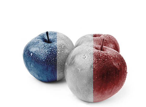istock France Flag on apple 177818870