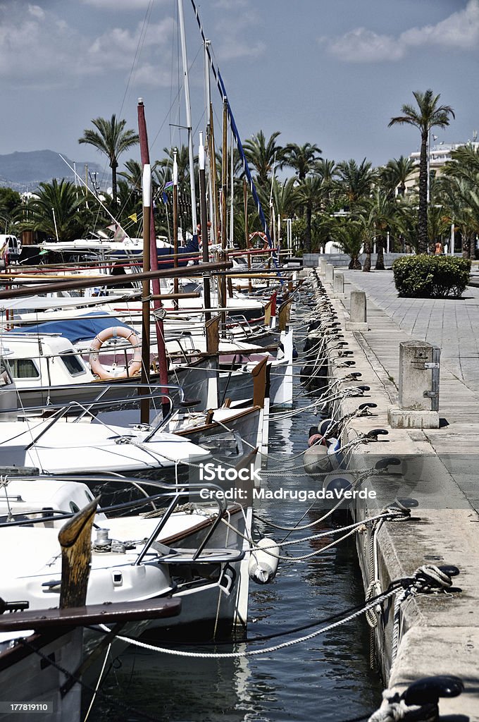 Yachten im Hafen - Lizenzfrei Bucht von Alcudia Stock-Foto