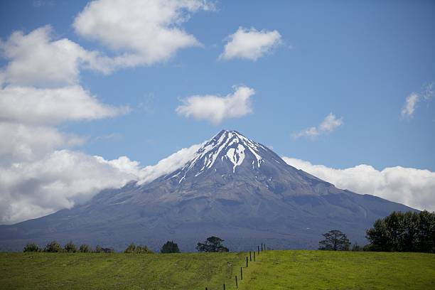 Mount Taranaki stock photo