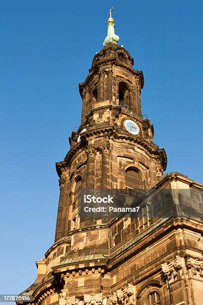 Дрезден Кройцкирхе — стоковые фотографии и другие картинки Архитектура - Архитектура, Базилика, Башня