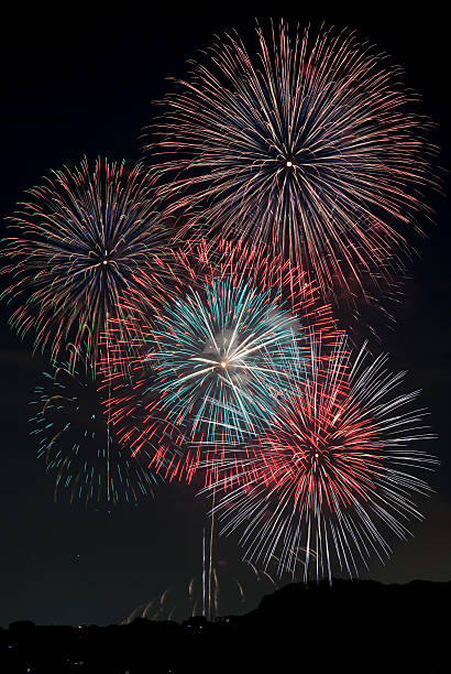 istock fireworks of the Japanese style 177821261