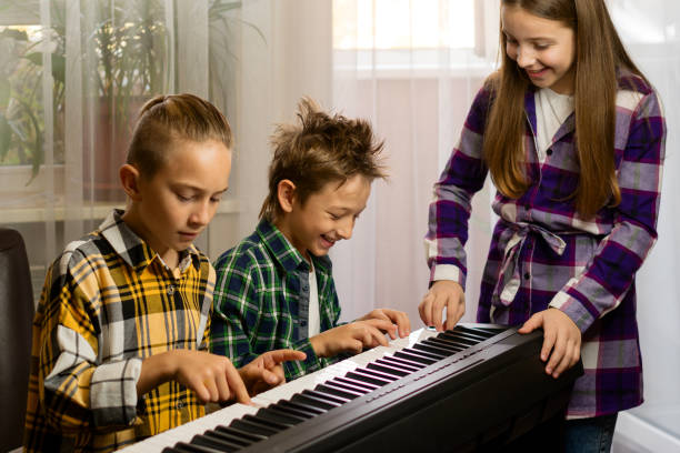 istock Joyful Piano Session With Kids 1778213930
