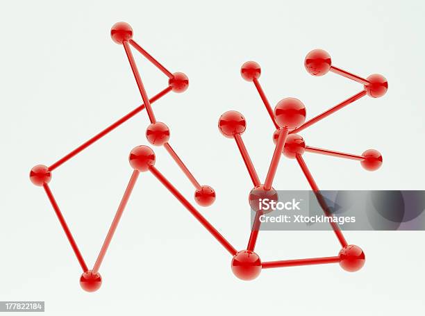 Abstract Molecules Stock Photo - Download Image Now - Atom, Biological Cell, Biology