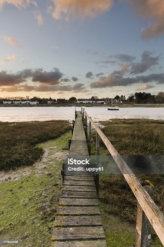 Bosham Harbour ponton - Photo de Chichester libre de droits