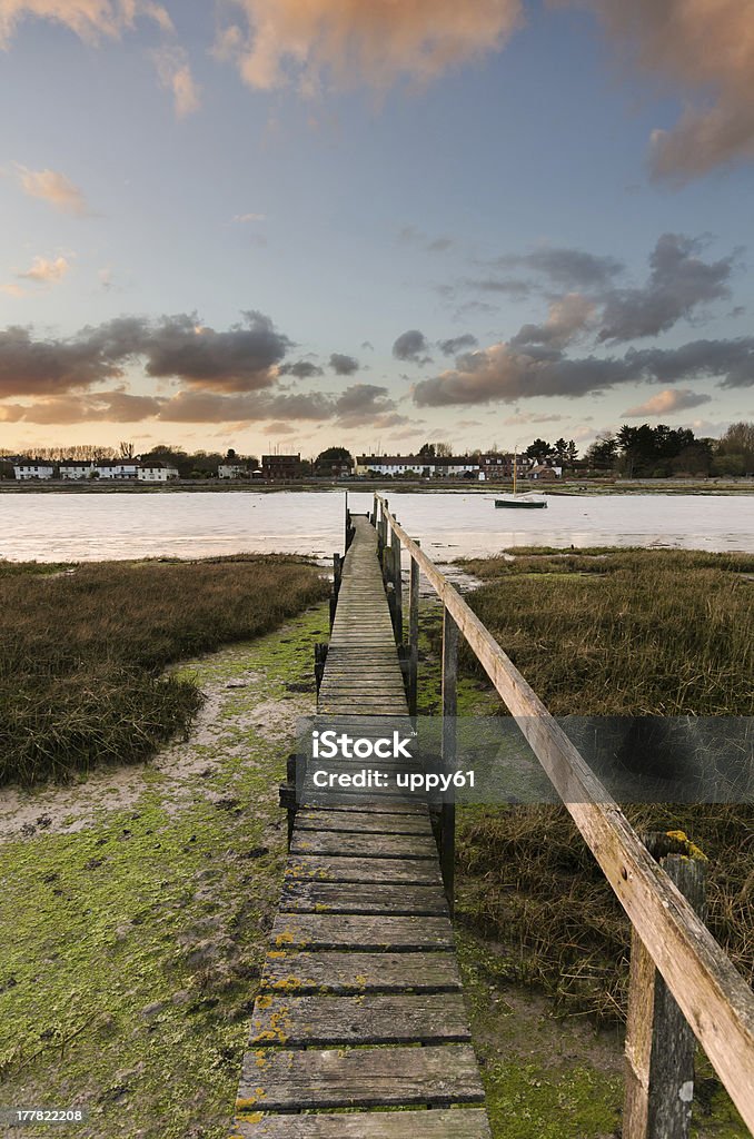 Bosham Harbour Jetty - Foto de stock de Chichester royalty-free
